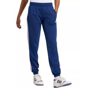 adidas Blue Track Pants with White Stripes